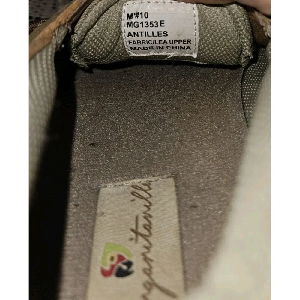 Margaritaville canvas leather